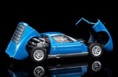 TOMYTEC Tomica 1:64 Lamborghini Miura P400 Blue 330165 model car