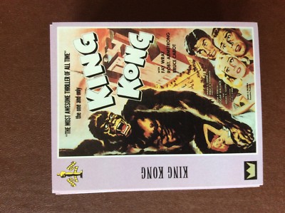 F1d  trade card hollywood films king kong 