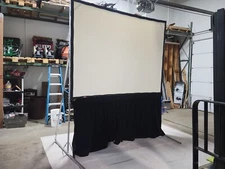 Dalite 8x6 Projector Screen with Front and Rear Projection Surfaces