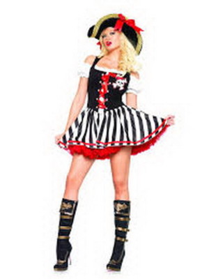 Pirate Booty Babe Plus Size Adult Costume - X-Large, Women's, Size: XL