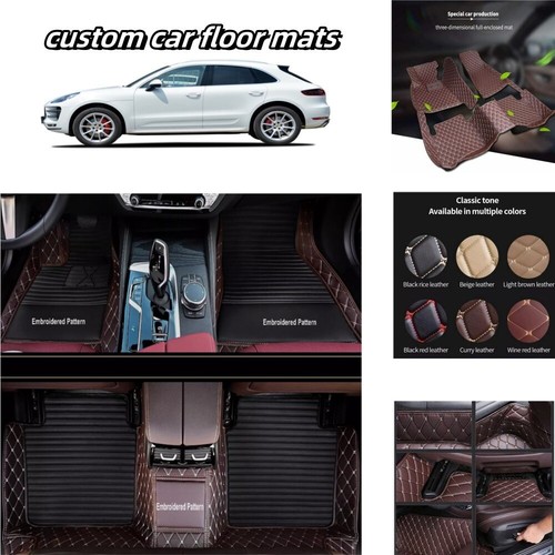 For Fiat 500 500L 500X All Models Car Floor Mats Custom Carpets Mats Waterproof - Imagen 24 de 27