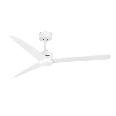 Energiespar Deckenventilator mit Fernbedienung Nuu Weiß DC Lüfter Leise 6 Stufen
