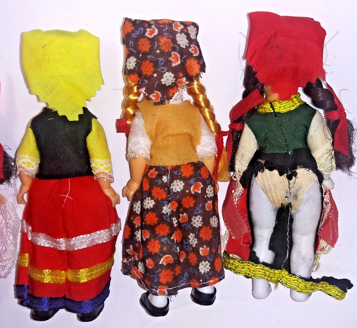 Vintage Heritage Nationality Dolls With Sleeping Eyes Lot of Vintage Heritage Nationality Dolls With Sleeping Eyes Lot of
