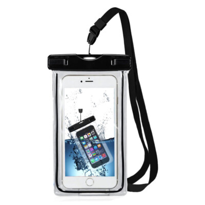 Wasserdichte Smartphone Tasche (SCHWARZ) für iPhone Samsung  HTC LG Sony Nokia