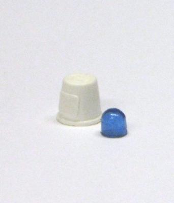 1:24 1:25 scale model resin beacon with siren skirt blue police light 
