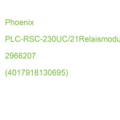 Phoenix PLC-RSC-230UC/21Relaismodul 2966207 (4017918130695)