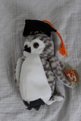 TY Beanie Babies   Wiser   Owl - Style 4238   neu   unbenutzt - selten