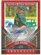 Josh Graham Atlanta Braves 2015 Elite Extra Edition Prospects Autograph