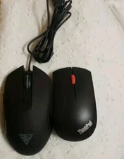  Lot 2 Mouse. GAMDIAS Optical Gaming Mouse. and, Thinkpad Mouse Tested Working 