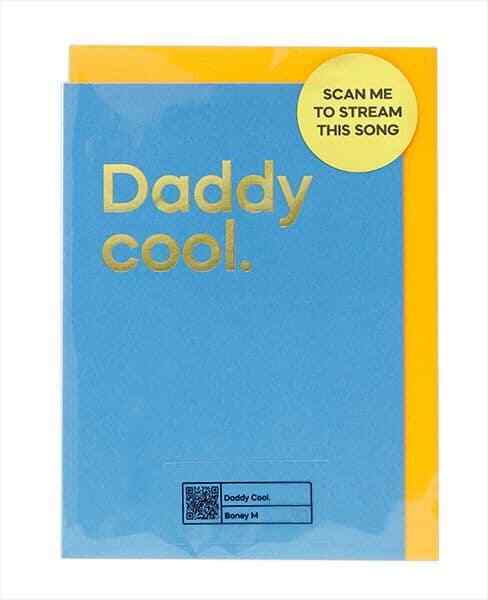 Boney M ""Daddy Cool"" Card - Music Gift - Music Playing Card