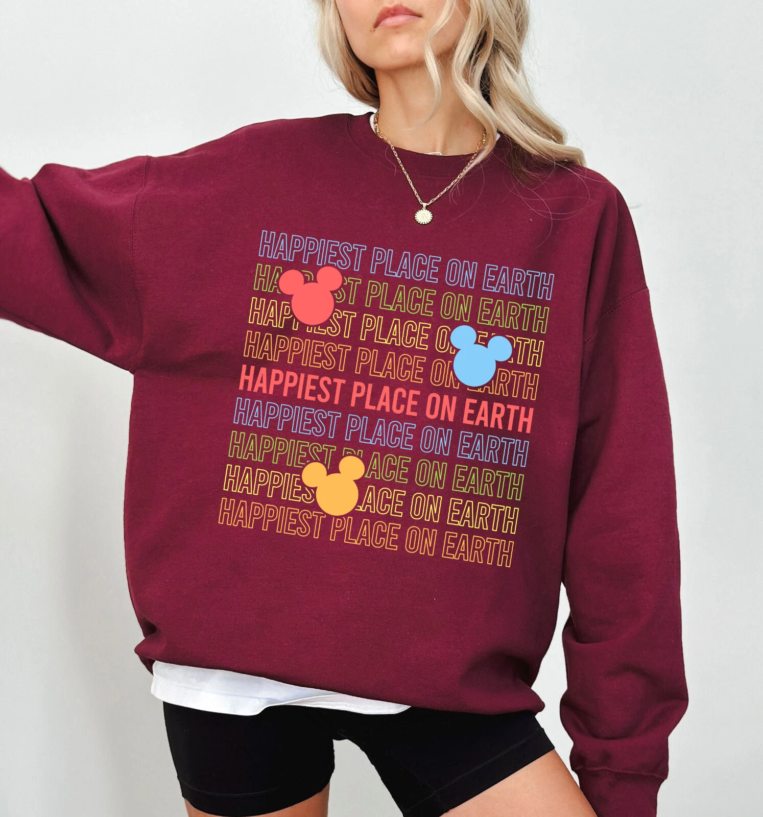 Disney Happiest Place on Earth Mickey Mouse Ears Shirt
