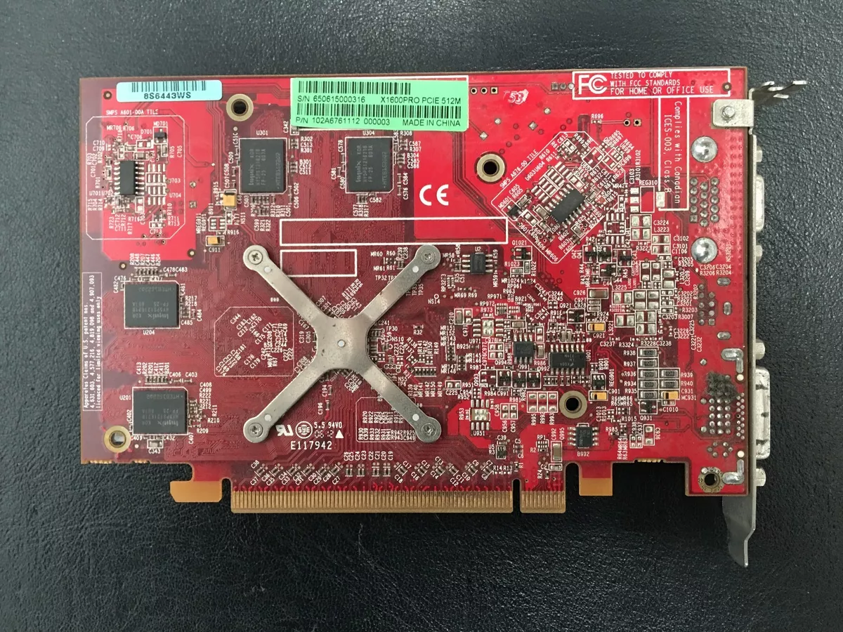 ATI Radeon X1600 Pro 512 MB PCI Express 840356283579 eBay