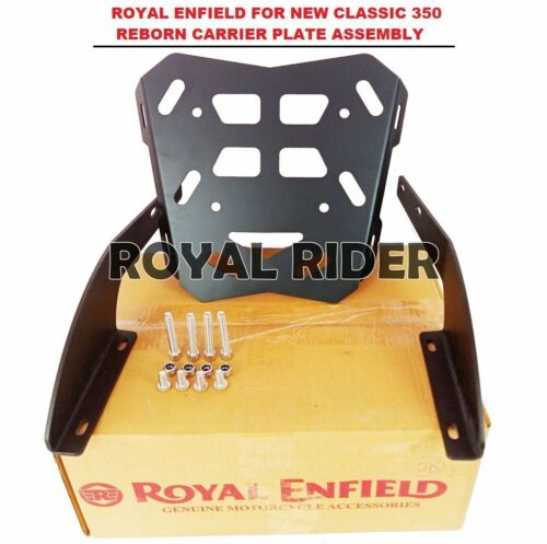 Royal Enfield Classic 350 Reborn "CARRIER PLATE ASSEMBLY" NOIR - Photo 1/6