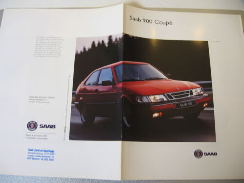 Solo Prospekt Saab 900 Coupe, II. Generation, 1994 - Picture 1 of 3