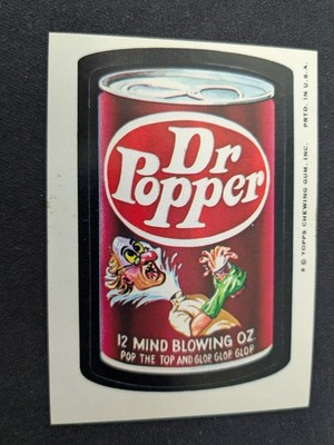 1974 Topps 8th Wacky Package Sticker NNO Dr Popper (VG/EX)