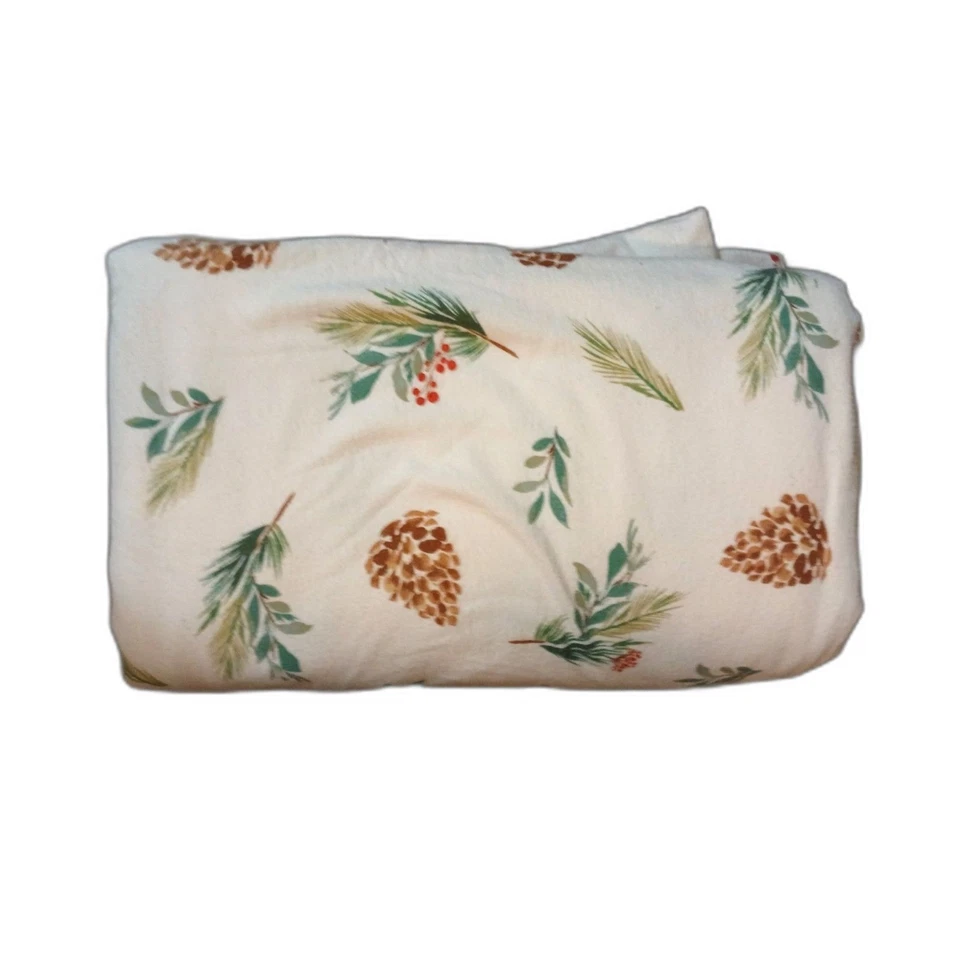 LL Bean Evergreen 100% algodón franela doble funda nórdica farsa hecha en Portugal Foto 3 de 4