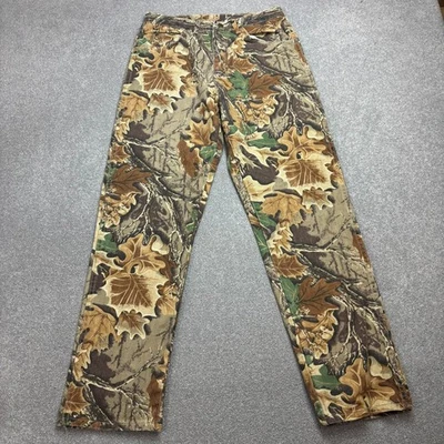 Wrangler Hose Erwachsene 30 x 32 braun Realtree Carpenter Y2K Canvas... - Bild 1 von 4