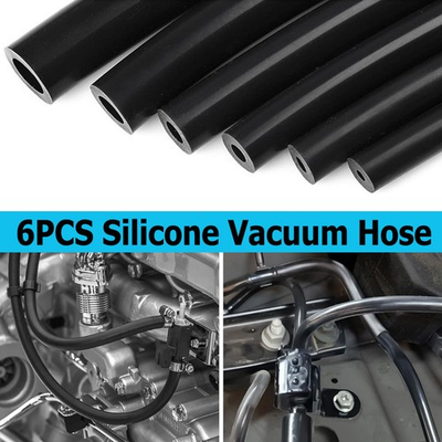 #ad 6x 5FT For Jeep Engine Vacuum Silicone Hose Line Kits High Performance 130PSI $30.99