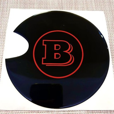 Für Smart 451 Brabus Tankdeckel Emblem Aufkleber Tankklappe Kraftstofftank Rot