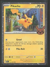 Pikachu 018/091 Holo Holo Raro Trucco o Scambio BOOster 2024 Pokemon Near Mint