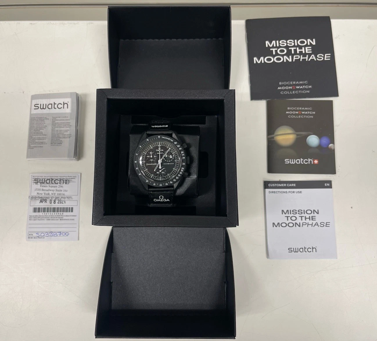 Omega — OMEGA x Swatch MoonSwatch Snoopy Mission to the Moon Black Dial