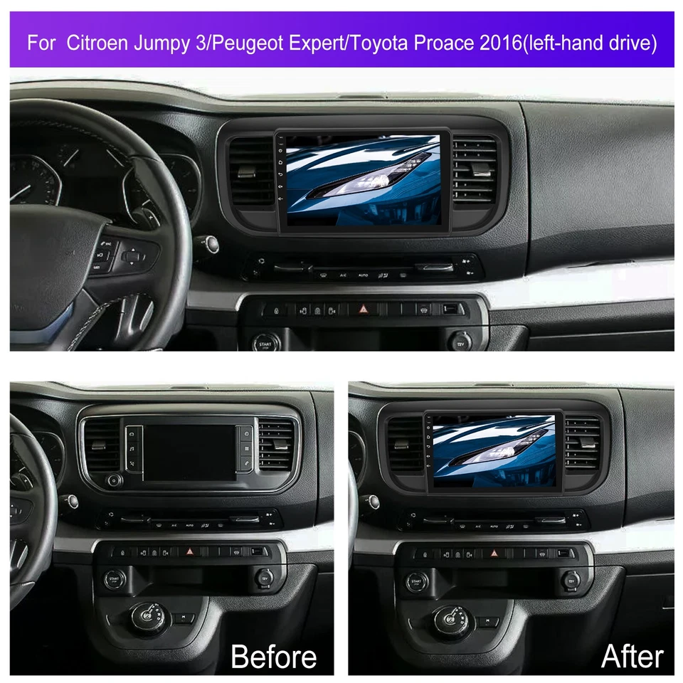 8Core Android13 Carplay Autoradio Für Citroen Jumpy Peugeot Expert GPS Navi - Bild 4 von 4
