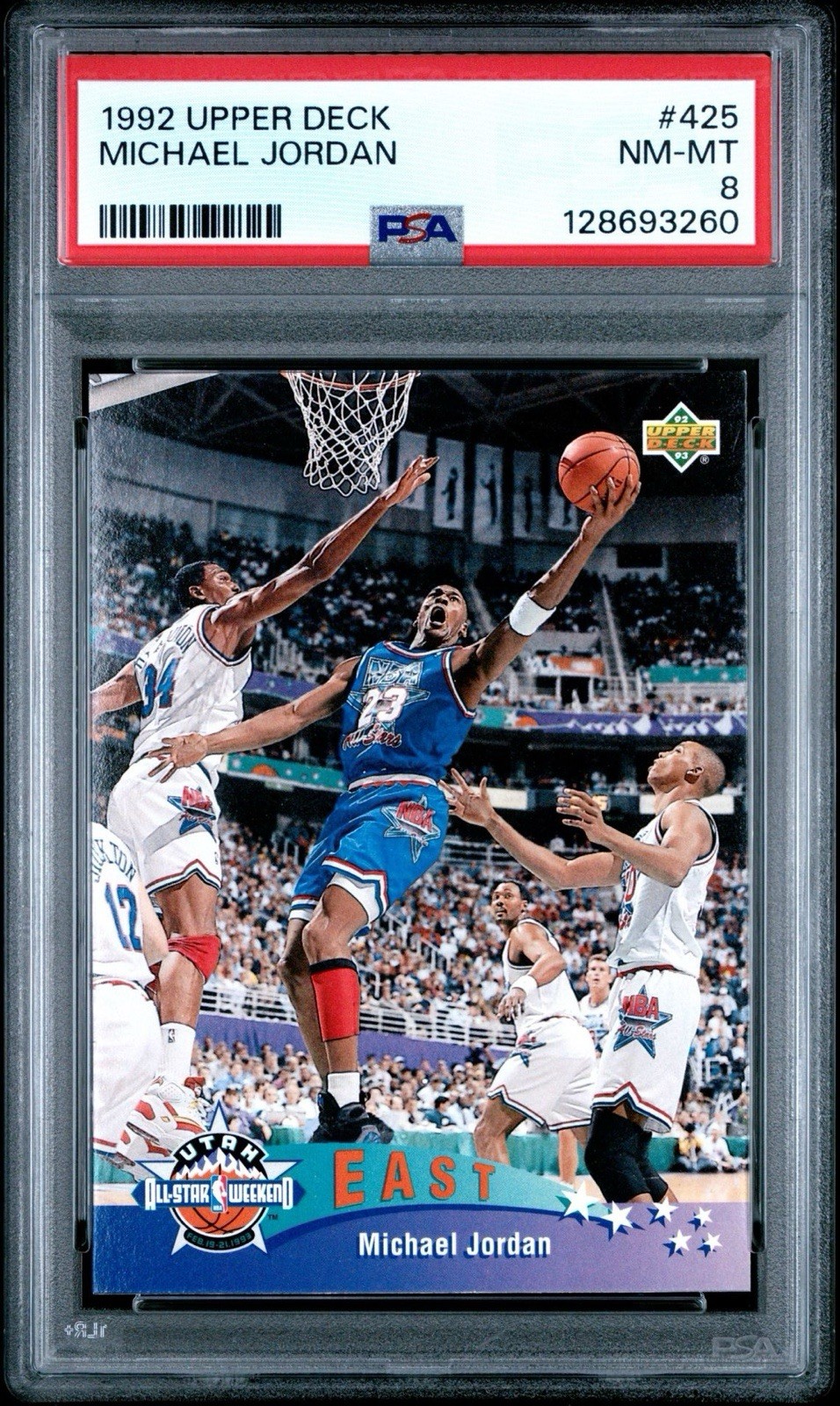1992 Upper Deck Michael Jordan PSA 8 Basketball Card #425