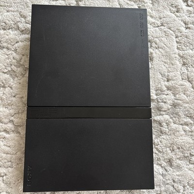 Sony PlayStation 2 PS2 Slim SCPH 90004 Schwarz, Inkl. Controller Memory Card