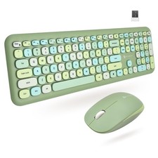 X9 Green Keyboard and Mouse Combo - 2.4G Wireless Connectivity - Transform Yo...