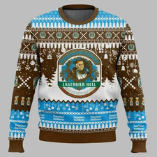 Augustiner Brau German Beer Ugly Christmas Sweater