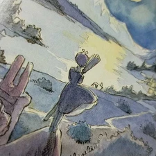 Limited Kiki s Delivery Service Postcard With Protective Sleeve Ghibli is Full G