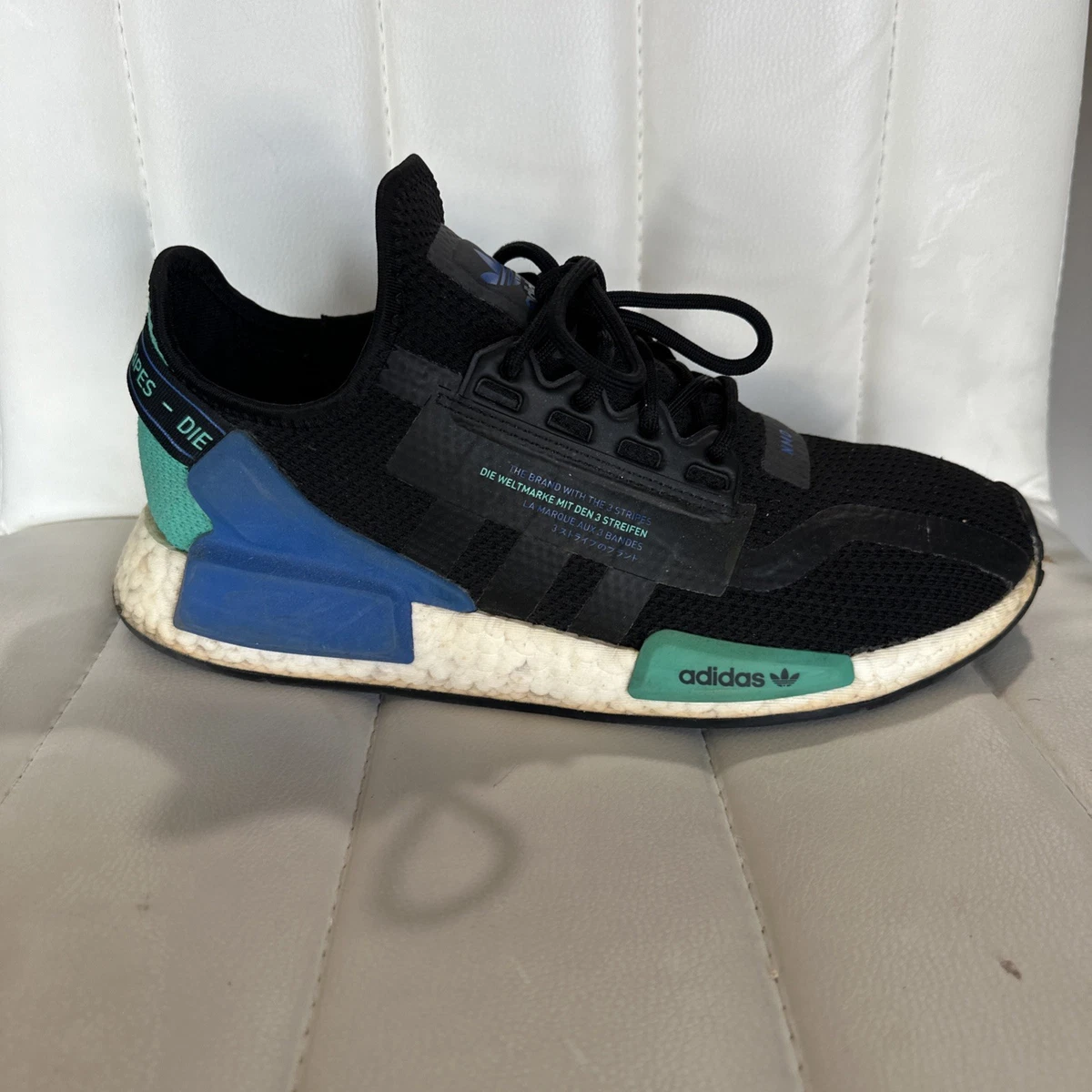 adidas NMD_R1 V2 White Cyan for Sale | Authenticity Guaranteed | eBay