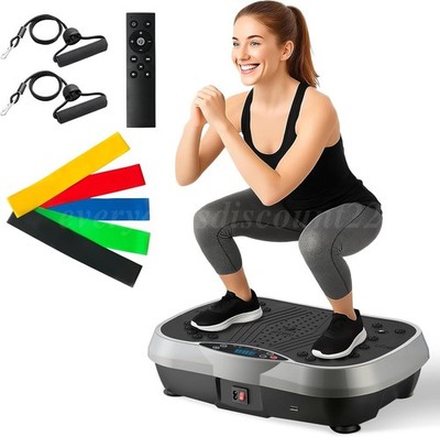 Vibration Plate Exercise Machine Whole Body Workout Vibrate Platform Fitness BT