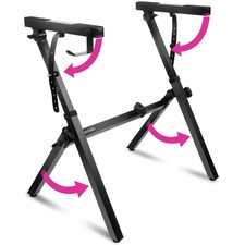 New Liquid Stands Foldable Piano Keyboard Stand for 54-88 Key Z Style Adjustable