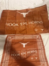 TEXAS LONGHORNS FLAG AND BANDANNA SGA 9/12/26...