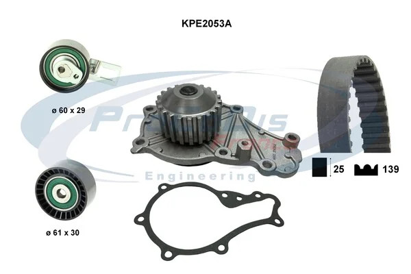 Évitez la panne moteur avec ce kit distribution et pompe à eau pour Peugeot 206+ et 207 1.4 HDi