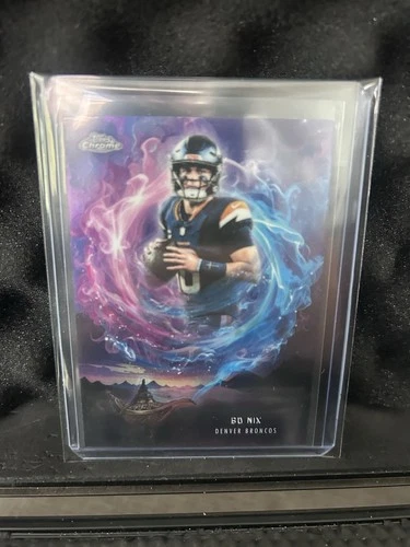 2025 Topps Chrome Bo Nix Base (RAW)