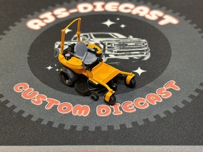 1/64  orange 3D Printed Zero Turn Lawn Mower For Farm Diecast Diorama Greenlight