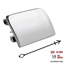 Rear Bumper Tow Hook Eye Cap Cover Chrome Fits For 2015-2019 Mercedes-Benz