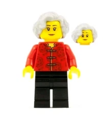 NEW LEGO® Grandmother Minifigure  80101 Chinese New Year's Eve Dinner NEW hol141