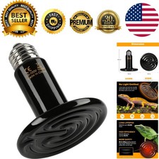 Infrared Heat Emitter Bulb 150W - Ideal for Amphibians  Incubating Chickens