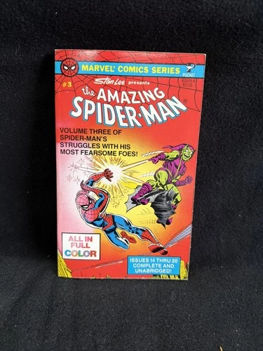 SPIDER-MAN POCKET COMICS PAPERBACK #3, MARVEL, PB, STAN LEE PRESENTS, 1979