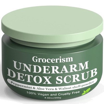 Armpit Detox Body Scrub 250g Naturalisierung Entfernt Geruch Pepermint Aloe Vera