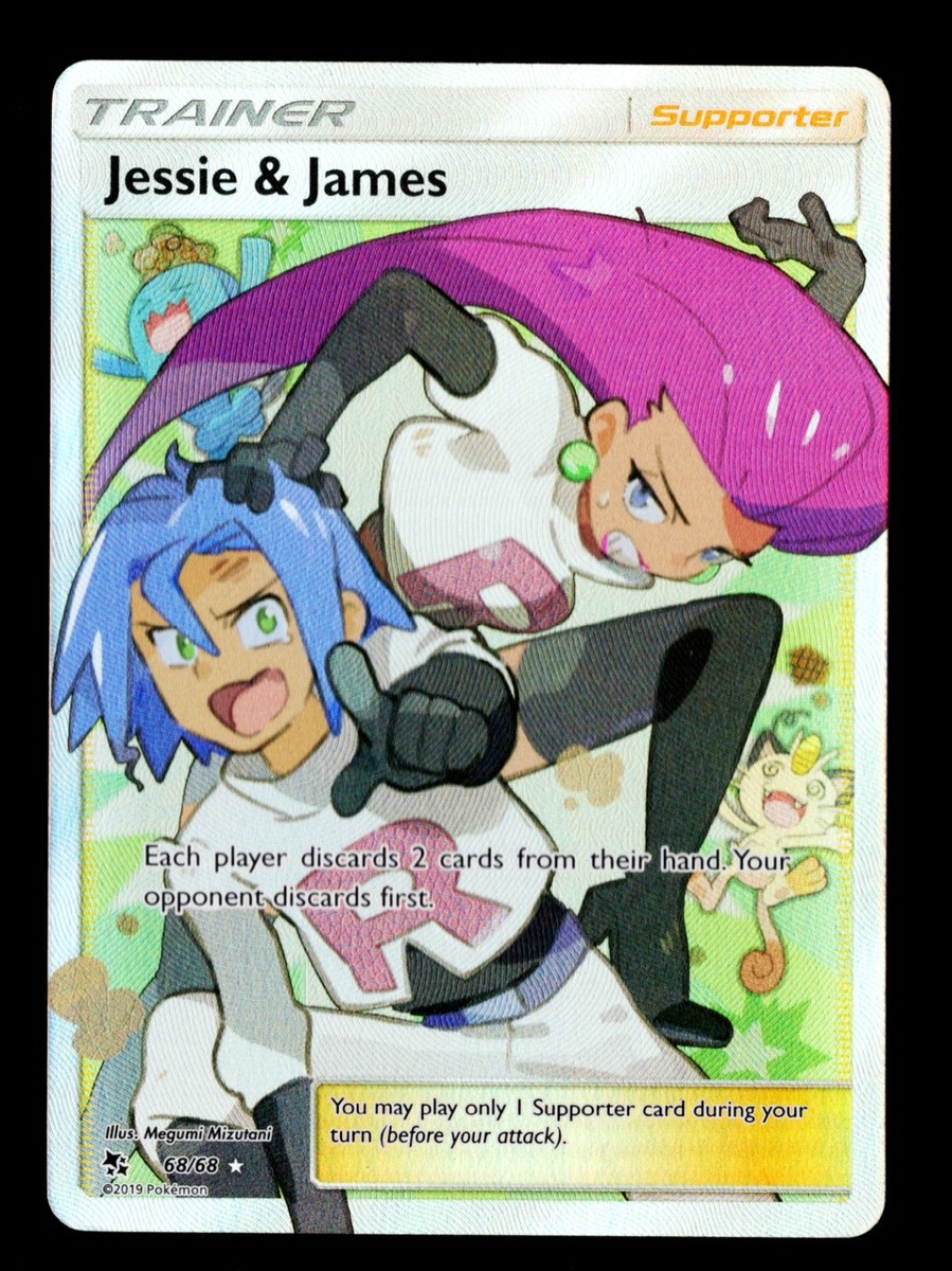 Jessie & James (Full Art) Ultra Rare Hidden Fates 68/68 NM | eBay