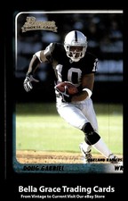 2003 Topps Bowman Doug Gabriel #164 Oakland Raiders Rookie NFL Football