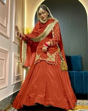 Kauri Shell Work Indian Lehenga Choli Blouse Ready to Wear Pakistani Party Top