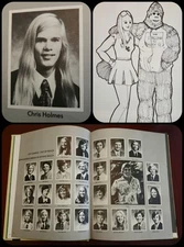 W.A.S.P Guitarist Chris Holmes Senior High School Yearbook 