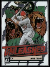 2021 Donruss Optic #UNL1 Mike Trout Unleashed Holo