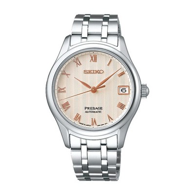 New Seiko Presage Stainless Steel Bracelet Automatic Women's Watch SRPF47