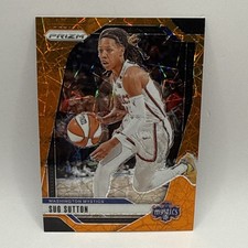 2024 Panini Prizm WNBA - Sug Sutton #51 Orange Velocity Washington Mystics